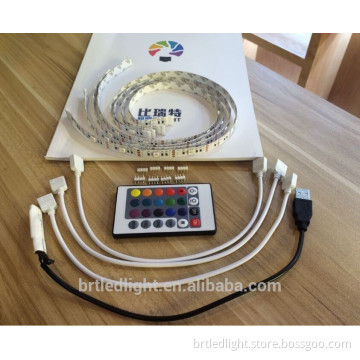 100cm smd 5050 5V usb led flexible light 30leds/m waterproof 3m adhesive